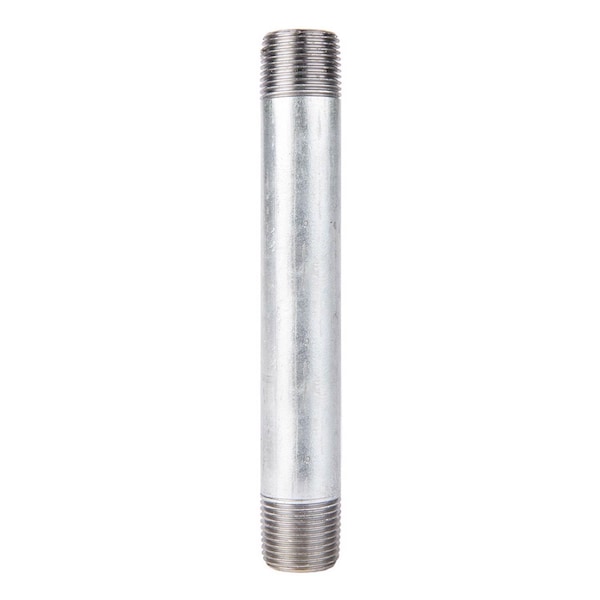 Ace Trading - Nipple STZ Industries 1/2 in. MIP each X 1/2 in. D MIP Galvanized Steel 5-1/2 in. L Nipple 301UP12X512 - main